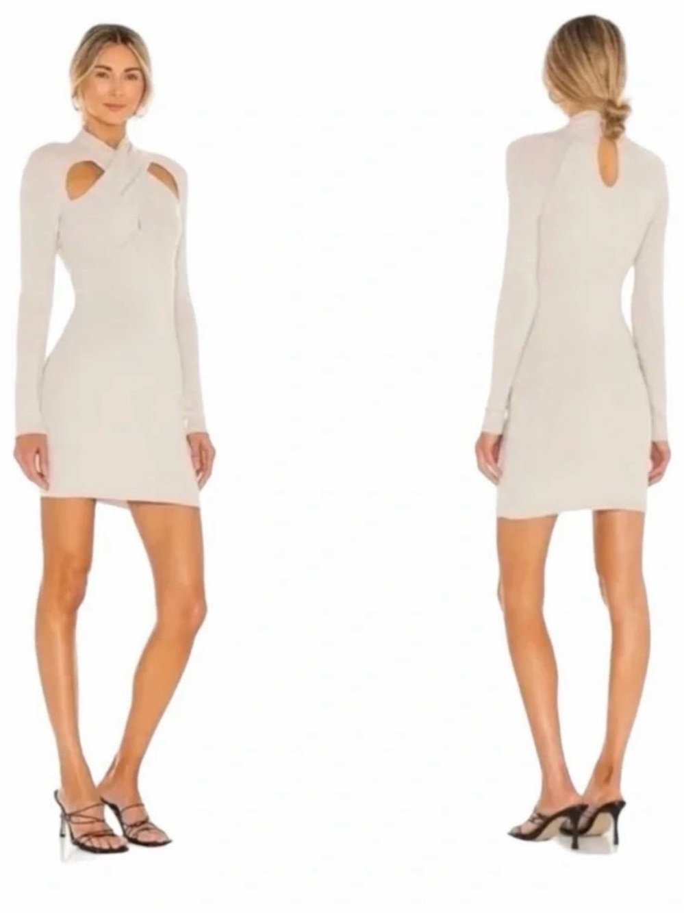 REVOLVE NBD Crossover Mini Knit Dress Size Small